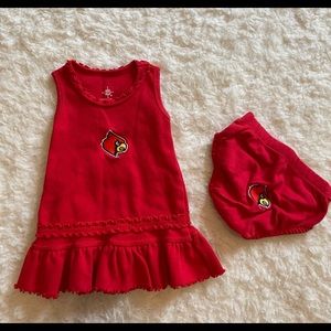 Baby girl’s Louisville Cardinals dress